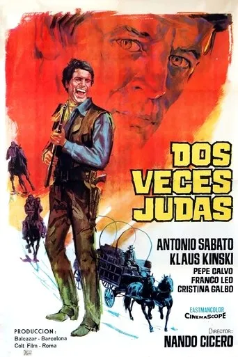 Póster de Dos veces Judas (1968) con Cristina Galbó como Mrs. Barrett