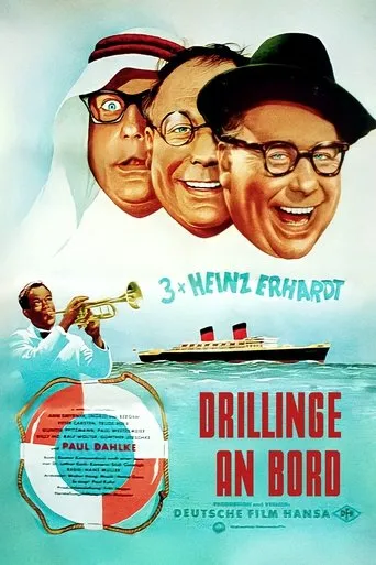 Póster de Drillinge an Bord