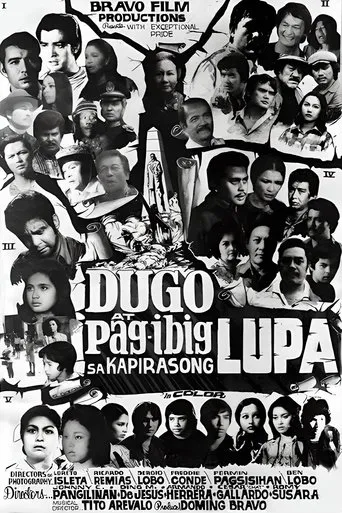 Póster de Dugo at Pag-ibig Sa Kapirasong Lupa