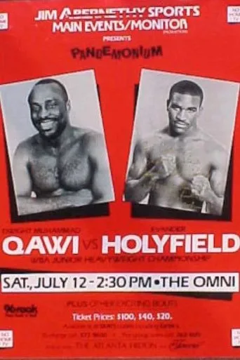 Póster de Dwight Muhammad Qawi vs. Evander Holyfield