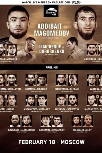Póster de Eagle FC 45: Gitinovasov vs. Magomedov