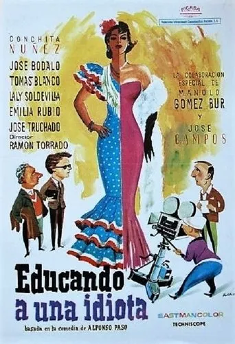 Póster de Educando a una idiota