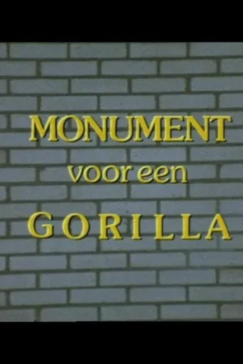 Póster de Een Monument voor een Gorilla