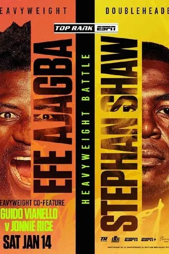 Póster de Efe Ajagba vs. Stephan Shaw