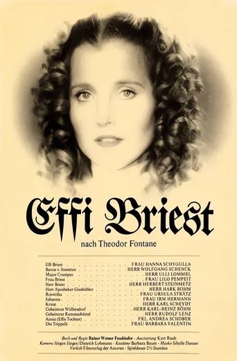 Póster de Effi Briest (1974) con Lilo Pempeit como Frau Briest