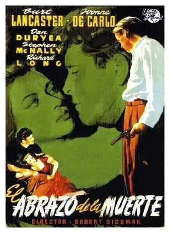 Póster de El abrazo de la muerte (1949) con Lee Tung Foo como Chinese Cook (uncredited)