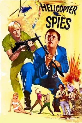 Póster de El Agente de CIPOL: Los Espias del Helicoptero (1968) con Lola Albright como Azalea