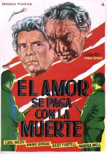Póster de El amor se paga con la muerte (1960) con Bert Fortell como Alexandros