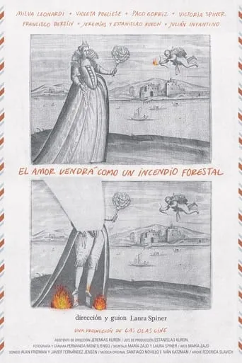 Póster de El amor vendrá como un incendio forestal