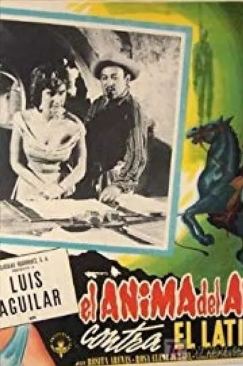 Póster de El ánima del ahorcado contra el latigo negro