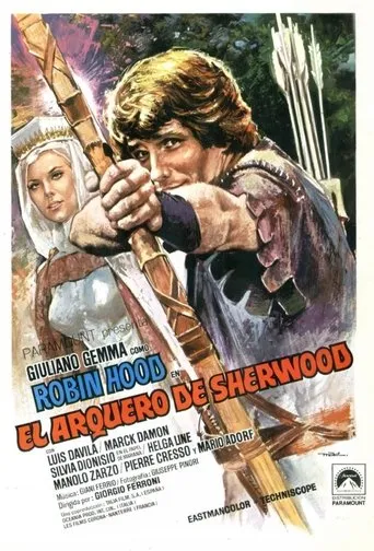 Póster de El arquero de Sherwood (1971) con Antonio Pica