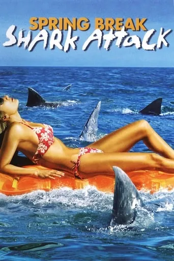 Póster de El ataque de los tiburones (2005) con Justin Baldoni como JT