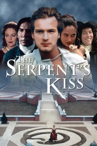 Póster de El beso de la serpiente (1997) con Carmen Chaplin como Thea / Anna