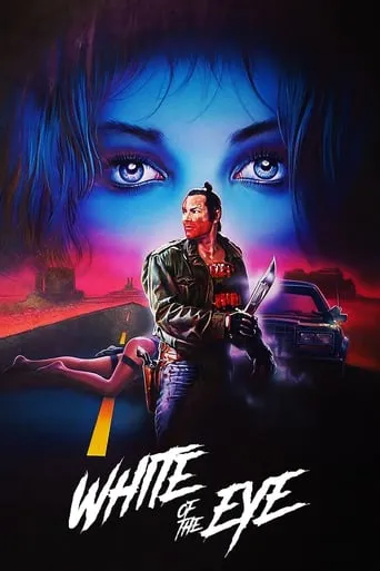 Póster de El blanco del ojo (1987) con Cathy Moriarty como Joan White