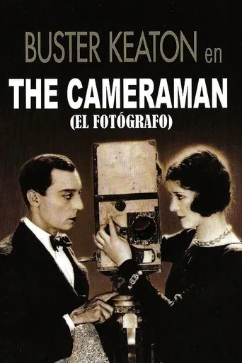 Póster de El cameraman (1928) con Buster Keaton como Buster