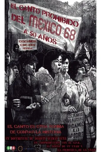 Póster de El canto prohibido del México 68…a 50 años