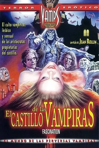 Póster de El castillo de las vampiras (1979) con Brigitte Lahaie como Eva