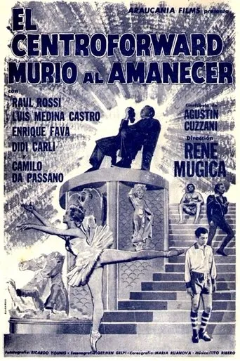 Póster de El centroforward murió al amanecer