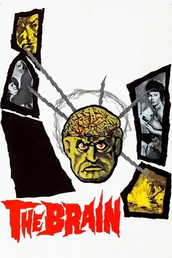 Póster de El cerebro viviente (1962) con Jack MacGowran como Furber
