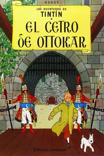 Póster de El cetro de Ottokar (1992) con Marie Vincent como Bianca Castafiore (voice)