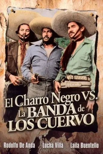 Póster de El charro Negro contra la banda del cuervo