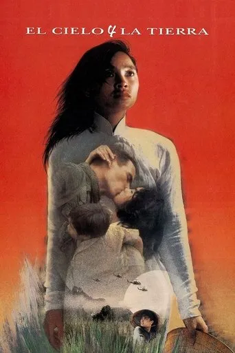 Póster de El cielo y la tierra (1993) con Joan Chen como Mama
