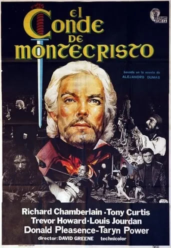 Póster de El conde de Montecristo (1975) con Ralph Michael como M. Dantes