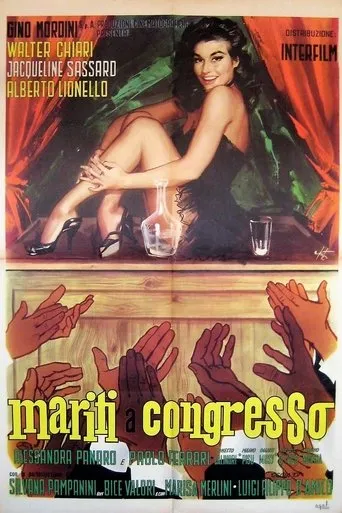 Póster de El congreso de los maridos (1961) con Jacqueline Sassard