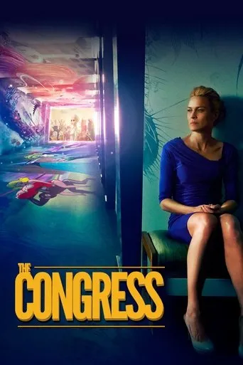 Póster de El congreso (2013) con Kodi Smit-McPhee como Aaron Wright