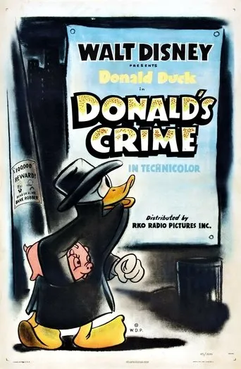 Póster de El crimen de Donald