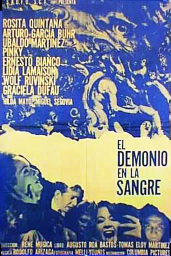 Póster de El demonio en la sangre