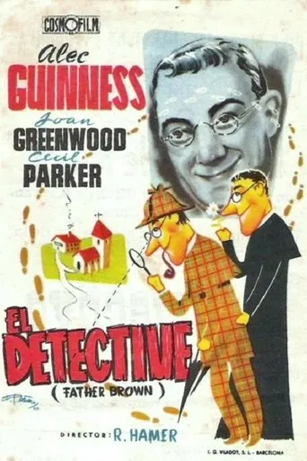 Póster de El detective (1954) con Sid James como Bert Parkinson