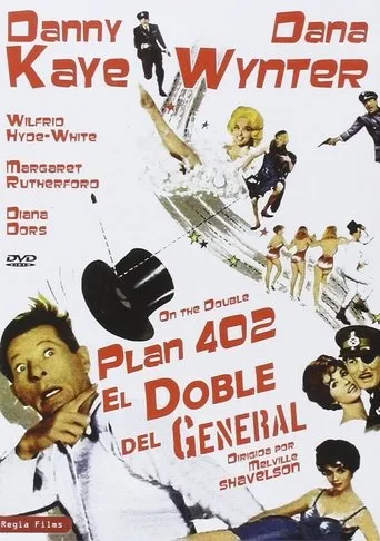 Póster de El doble del general (Plan 402) (1961) con Diana Dors como Sergeant Bridget Stanhope