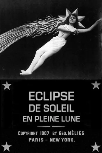 Póster de El eclipse: El cortejo entre el Sol y la Luna (1907) con Georges Méliès como Professor of Astronomy