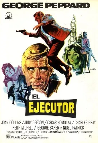 Póster de El ejecutor (1970) con Nigel Patrick como Colonel Scott