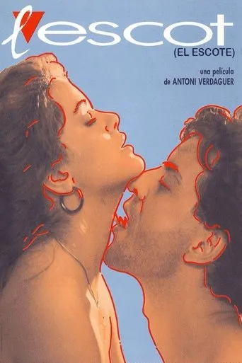 Póster de El escote (1987) con Ferran Rañé como Luis