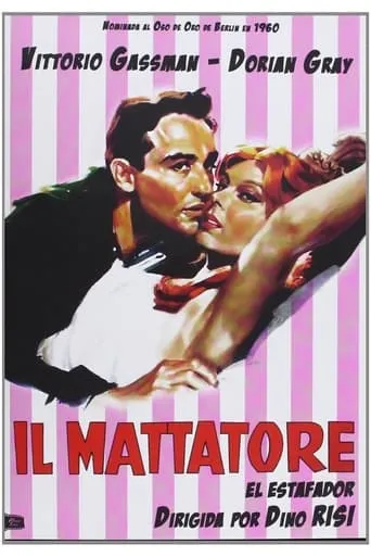 Póster de El estafador (1960) con Fosco Giachetti como General Benito Mesci