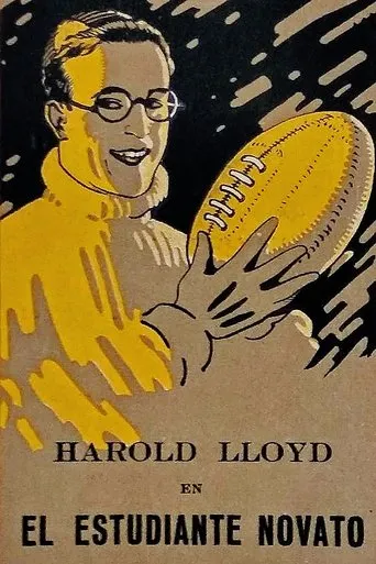 Póster de El estudiante novato (1925) con Pat Harmon como The Football Coach