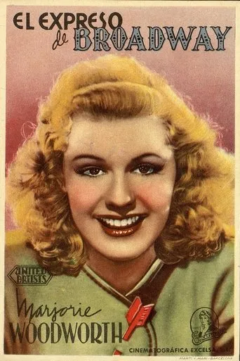 Póster de El expreso de Broadway (1941) con Marjorie Woodworth como April Tremaine