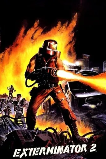 Póster de El Exterminador 2 (1984) con Marc Vahanian como Stitch