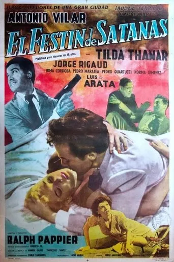 Póster de El festín de Satanás