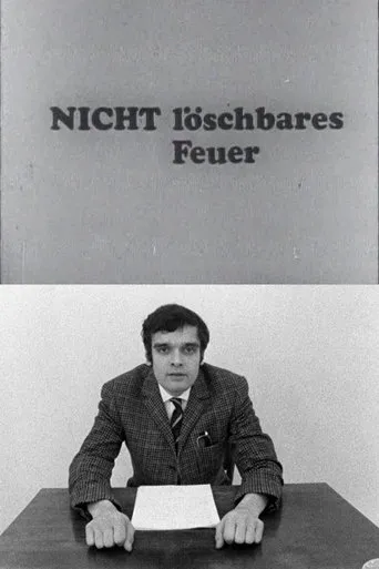 Póster de El fuego inextinguible (1969) con Harun Farocki