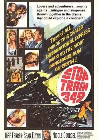 Póster de El fugitivo del tren de Berlín