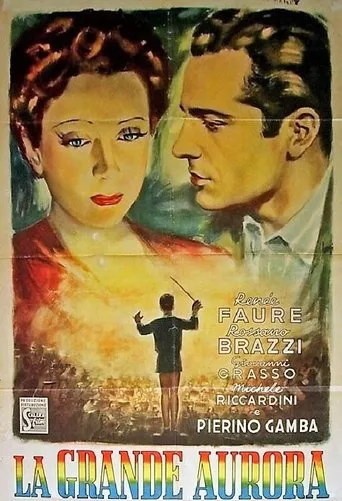 Póster de El gran amanecer (1947) con Michele Riccardini como Don Terenzio