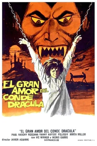 Póster de El gran amor del conde Drácula