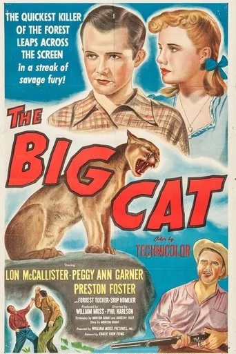 Póster de El gran gato (1949) con Peggy Ann Garner como Doris Cooper