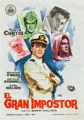 Póster de El gran impostor (1960) con Herbert Rudley como Senior Officer