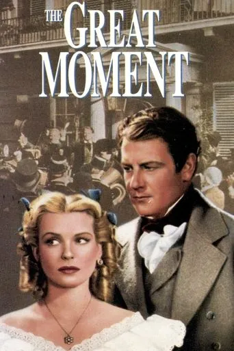 Póster de El gran momento (1944) con Roscoe Ates como Morton's Sign Painter - replaced by Hank Worden (uncredited)