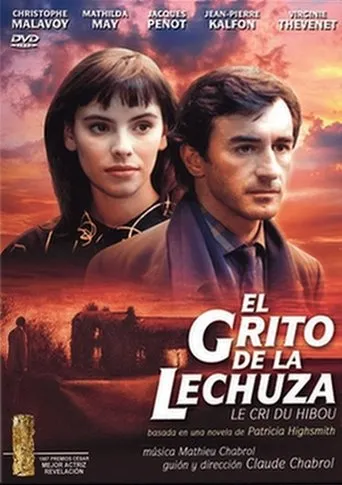 Póster de El grito de la lechuza (1987) con Jean-Pierre Kalfon como Le commissaire / Police commisionneer