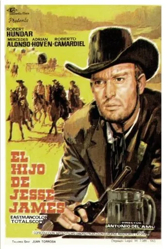 Póster de El hijo de Jesse James (1965) con Claudio Undari como Bill James
